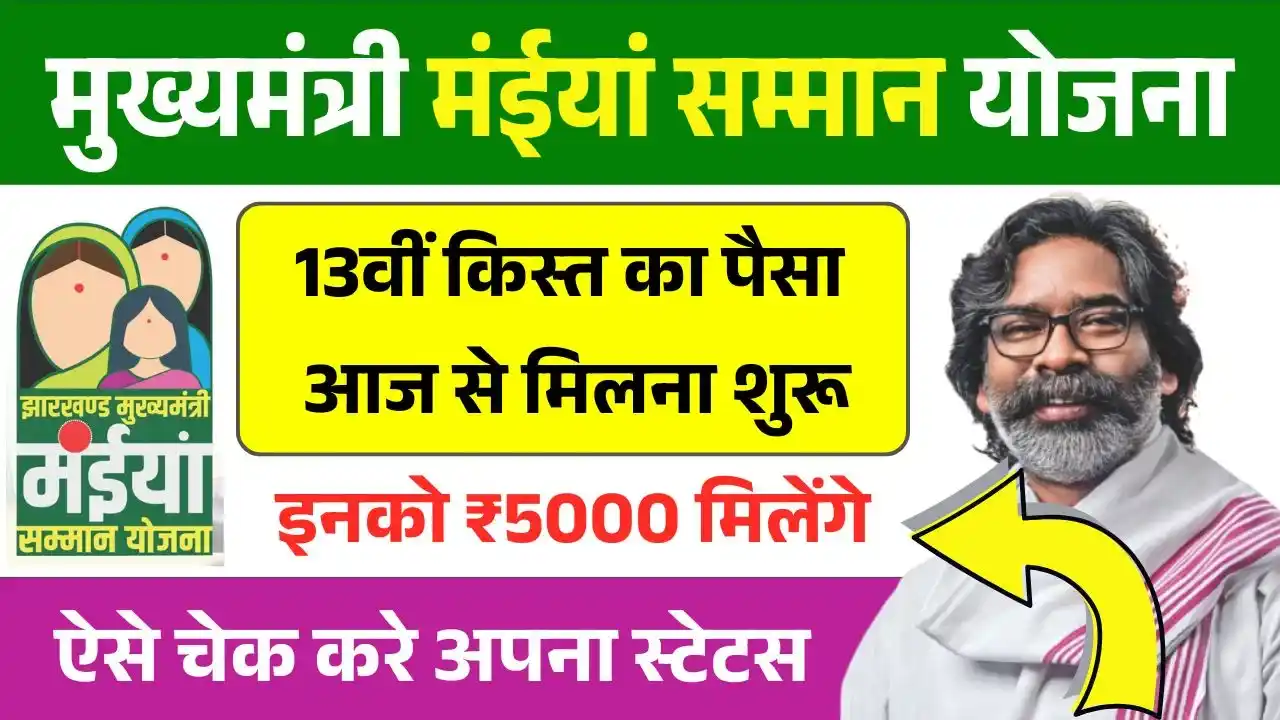 Maiya Samman Yojana 13th Installment Release